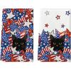Artoid Mode American Flag Stars Black Cats Patriotic 4th of July Kitchen Towels Dish Towels, 18×26 Inch Memorial Day Decoration Hand Towels Set of 2