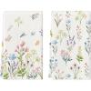 Artoid Mode Flowers Floral Spring Kitchen Towels Dish Towels, 18×26 Inch Daily Seasonal Summer Dragonfly Decoration Hand Towels Set of 2