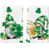 Artoid Mode Gnomes Beer Clover Shamrock St. Patrick’s Day Kitchen Towels Dish Towels, 18×26 Inch Seasonal Holiday Decoration Hand Towels Set of 2