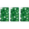 Artoid Mode Green Clover Shamrock St. Patrick’s Day Kitchen Towels Dish Towels, 18×26 Inch Farmhouse Holiday Spring Decoration Hand Towels Set of 2(3pcs green)