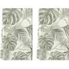 Artoid Mode Green Monstera Leaves Summer Kitchen Towels Dish Towels, 18×26 Inch Spring Farmhouse Decoration Hand Towels Set of 2