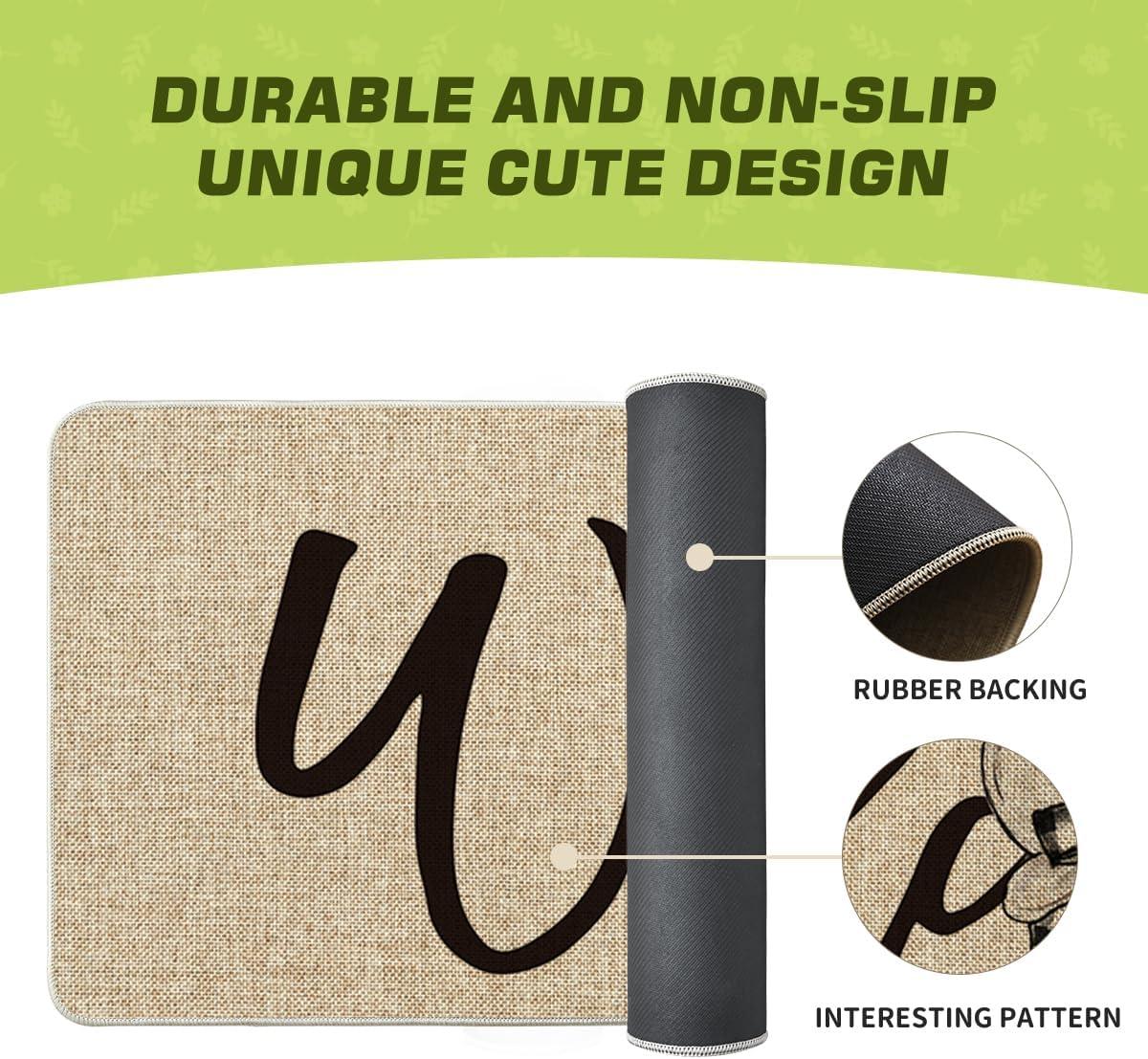 imageArtoid Mode Bee Welcome Spring Doormat Home Summer Decor LowProfile Switch Rug Door Mat Floor Mat for Indoor Outdoor 17x29 InchBeige