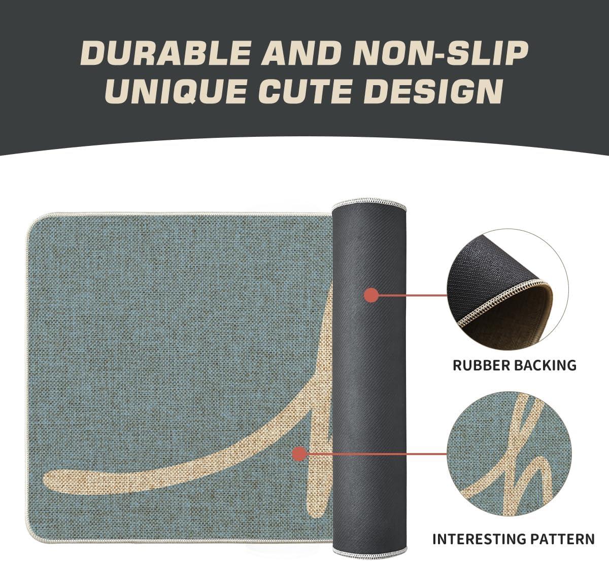 imageArtoid Mode Red Hi Valentines Day Doormat Daily Home Decor LowProfile Switch Rug Welcome Door Mat Floor Mat for Indoor Outdoor 17x29 InchSky Blue