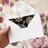 Artoid Mode 24 Pack Hello Winter Thank You Cards Golden Snowflakes Greeting Cards Gift With Envelope Sticker Blank Note Cards for Birthday Wedding Baby Shower Bridal Shower, 4 x 6 Inch