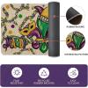 Artoid Mode Beige Lobster Irises Mask Doughnut Beads Mardi Gras Kitchen Mats Set of 2, Home Decor Low-Profile Kitchen Rugs for Floor – 17×29 and 17×47 Inch