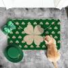 Artoid Mode Envelope Shamrock St. Patrick’s Day Doormat, Home Decor Low-Profile Switch Rug Door Mat Floor Mat for Indoor Outdoor 17×29 Inch