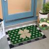Artoid Mode Envelope Shamrock St. Patrick’s Day Doormat, Home Decor Low-Profile Switch Rug Door Mat Floor Mat for Indoor Outdoor 17×29 Inch