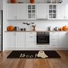 Artoid Mode Ghost Boo Decorative Doormat, Seasonal Fall Halloween Holiday Low-Profile Floor Mat Switch Mat for Indoor Outdoor 17 x 29 Inch(1’5″ x 3’11” (Rectangular))