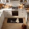 Artoid Mode Ghost Boo Decorative Doormat, Seasonal Fall Halloween Holiday Low-Profile Floor Mat Switch Mat for Indoor Outdoor 17 x 29 Inch(1’5″ x 3’11” (Rectangular))