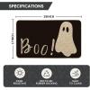 Artoid Mode Ghost Boo Decorative Doormat, Seasonal Fall Halloween Holiday Low-Profile Floor Mat Switch Mat for Indoor Outdoor 17 x 29 Inch(17″ x 29″)