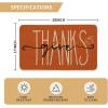 Artoid Mode Give Thanks Pumpkin Thanksgiving Welcome Decorative Doormat, Seasonal Fall Low-Profile Floor Rug Switch Mat for Indoor Outdoor 17×29 Inch(1’5″ x 2’5″)
