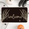 Artoid Mode Hand Bone Halloween Welcome Doormat, Home Decor Low-Profile Switch Rug Door Mat Floor Mat for Indoor Outdoor 17×29 Inch
