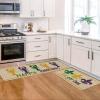 Artoid Mode Let’s Get Cray Happy Mardi Gras Welcome Decorative Kitchen Mats Set of 2, Home Party Low-Profile Home Kitchen Rugs – 17×29 and 17×47 Inch