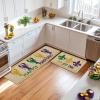 Artoid Mode Let’s Get Cray Happy Mardi Gras Welcome Decorative Kitchen Mats Set of 2, Home Party Low-Profile Home Kitchen Rugs – 17×29 and 17×47 Inch