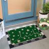 Artoid Mode Lucky Shamrock St. Patrick’s Day Welcome Decorative Doormat, Seasonal Spring Low-Profile Rug Switch Mat for Indoor Outdoor 17×29 Inch