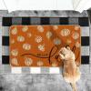 Artoid Mode Orange Pumpkins Hello Fall Doormat, Autumn Home Decor Low-Profile Switch Rug Door Mat for Indoor Outdoor 17×29 Inch(Orange)