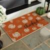 Artoid Mode Turkey Pumpkin Leaves Thanksgiving Doormat, Thanksful Home Decor Low-Profile Switch Rug Door Mat Floor Mat for Indoor Outdoor 17×29 Inch