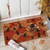 Artoid Mode Turkey Pumpkins Thanksgiving Doormat, Thanksful Home Decor Low-Profile Switch Rug Floor Mat Door Mat for Outdoor Indoor 17×29 Inch
