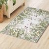 Artoid Mode Wild Floral Antique Herbs Area Rug, Home Decor Low-Profile Area Rugs for Entryway Bedroom Living Room Laundry Room Indoor 5×7 Feet(Wildflower-2)