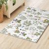 Artoid Mode Wild Floral Antique Herbs Area Rug, Home Decor Low-Profile Area Rugs for Entryway Bedroom Living Room Laundry Room Indoor 5×7 Feet(Wildflower-1)