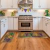 Artoid Mode Wood Lobster Irises Happy Mardi Gras Kitchen Mats Set of 2, Home Decor Low-Profile Kitchen Rugs for Floor – 17×29 and 17×47 Inch