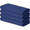 Artoid Mode 100% Cotton Navy Blue Waffle Weave Kitchen Dish Cloths, 13×28 Inch Ultra Soft Absorbent Quick Drying Kitchen Dish Towels Set of 4(Navy Blue)