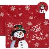 Artoid Mode 24 Pack Merry Christmas Thank You Cards Snowflake Snowman Xmas Tree Greeting Cards Gift With Envelope Sticker Blank Note Cards for Birthday Wedding Baby Shower Bridal Shower, 4 x 6 Inch