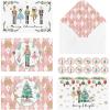 Artoid Mode 36 Pack Merry Christmas Thank You Cards Snowflake Holly Nutcrackers Greeting Cards Gift With Envelope Sticker Blank Note Cards for Birthday Wedding Baby Shower Bridal Shower, 4 x 6 Inch