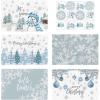 Artoid Mode 36 Pack Merry Christmas Thank You Cards Snowflake Snowman Xmas Tree Greeting Cards Gift With Envelope Sticker Blank Note Cards for Birthday Wedding Baby Shower Bridal Shower, 4 x 6 Inch