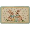 Artoid Mode Colorful Eggs Rabbits Bunny Flower Easter Doormat, Home Decor Low-Profile Switch Rug Door Mat Floor Mat for Indoor Outdoor 17×29 Inch