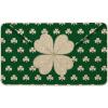 Artoid Mode Envelope Shamrock St. Patrick’s Day Doormat, Home Decor Low-Profile Switch Rug Door Mat Floor Mat for Indoor Outdoor 17×29 Inch