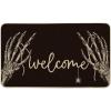 Artoid Mode Hand Bone Halloween Welcome Doormat, Home Decor Low-Profile Switch Rug Door Mat Floor Mat for Indoor Outdoor 17×29 Inch