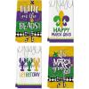 Artoid Mode Let’s get Cray Edge Mardi Gras Carnival Kitchen Towels Dish Towels, Seasonal Holiday 18×26 Inch Seasonal Decoration Hand Towels Set of 4