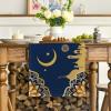 Artoid Mode Castle Lantern Moon Ramadan Table Runner, Seasonal Kitchen Dining Table Decoration for Home Party Decor 13×72 Inch