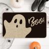 Artoid Mode Ghost Boo Halloween Doormat, Spooky Home Decor Low-Profile Switch Rug Door Mat Floor Mat for Indoor Outdoor 17×29 Inch