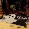 Artoid Mode Ghost Boo Halloween Doormat, Spooky Home Decor Low-Profile Switch Rug Door Mat Floor Mat for Indoor Outdoor 17×29 Inch