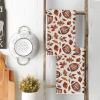 Artoid Mode Maple Leaves Football Kitchen Towels Dish Towels, 18×26 Inch Bowknot Fall Thanksgiving Decoration Hand Towels Set of 2
