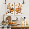Artoid Mode Maple Leaves Gnomes Pumpkin Fall Kitchen Towels Dish Towels, 18×26 Inch Seasonal Thanksgiving Decoration Hand Towels Set of 2