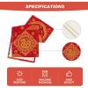 Artoid Mode Red and Golden Chinese Zodiac Snake Happy 2025 Lunar New Year Table Runner, Spring Festival Winter Kitchen Dining Table Decoration for Home Party 13×72 Inch(Red/Golden)