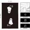 Artoid Mode Trick or Treat Halloween Kitchen Towels Dish Towels, 18 x 26 Inch Stripes Boo Ghost Holiday Ultra Absorbent Drying Cloth Hand Towels for Cooking Baking Set of 2