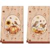 Artoid Mode Mushroom Bird Pumpkin Fall Kitchen Towels Dish Towels, 18×26 Inch Farmhouse Sunflower Decoration Hand Towels Set of 2