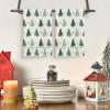 Artoid Mode Xmas Tree Christmas Kitchen Towels Dish Towels, 18×26 Inch Farmhouse Snowflakes Holiday Decoration Cleaning Set of 2(Green)
