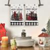 Artoid Mode Xmas Tree Gift Box Merry Christmas Kitchen Towels Dish Towels, 18×26 Inch Holiday Merry Bright Winter Decoration Hand Towels Set of 2