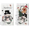 Artoid Mode Gingerbread Snowman Xmas Tree Christmas Kitchen Towels Dish Towels, 18×26 Inch Farmhouse Holiday Winter Decoration Cleaning Set of 2