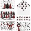Artoid Mode 36 Pack Merry Christmas Thank You Cards Snowman Xmas Ball Tree Greeting Cards Gift With Envelope Sticker Blank Note Cards for Birthday Wedding Baby Shower Bridal Shower, 4 x 6 Inch