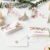 Artoid Mode 36 Pack Rose Floral Thank You Cards Wedding Greeting Cards Gift With Envelope Sticker Blank Note Cards for Birthday Wedding Baby Shower Bridal Shower, 4 x 6 Inch