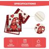 Artoid Mode Buffalo Plaid Gnome Valentine’s Day Table Runner, Holiday Kitchen Dining Table Decoration for Home Party Indoor 13×72 Inch(Red / Black)