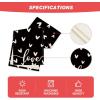 Artoid Mode Pink Love Valentine’s Table Runner, Seasonal Kitchen Dining Table Decoration for Indoor Home Party 13×72 Inch(Black)
