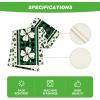Artoid Mode Green Clover Buffalo Plaid Shamrocks St.Patrick’s Day Table Runner, Seasonal Kitchen Dining Table Decoration for Indoor Home Party 13×72 Inch(Green)