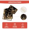 Artoid Mode Black and Golden Floral Fireworks Champagne 2026 Happy New Year Table Runner, Festival Kitchen Dining Table Decoration for Home Party Decor 13×72 Inch